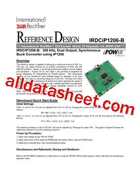 IRDCIP1206-B Datasheet PDF - International Rectifier