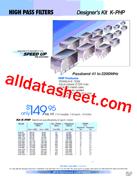 K-PHP Datasheet PDF - Mini-Circuits