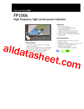 FP1006R2-R08-R Datasheet PDF - Eaton All Rights Reserved.