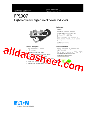 FP1007R1-R22-R Datasheet PDF - Eaton All Rights Reserved.