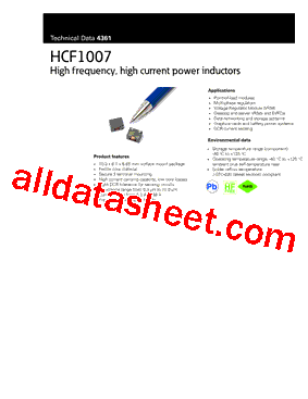 HCF1007-R56-R Datasheet PDF - Eaton All Rights Reserved.
