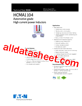 HCMA1104-R90-R Datasheet PDF - Eaton All Rights Reserved.