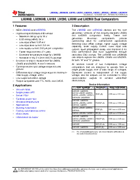LM393DGKR Datasheet PDF - Texas Instruments