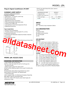 JDL-A1F-R Datasheet PDF - M-System Co.,Ltd.