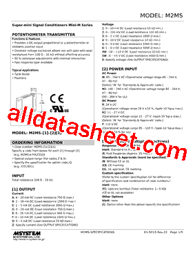 M2MS-F-R2/CE Datasheet PDF - M-System Co.,Ltd.
