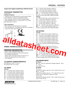 M2REB-R21-R2/UL Datasheet PDF - M-System Co.,Ltd.