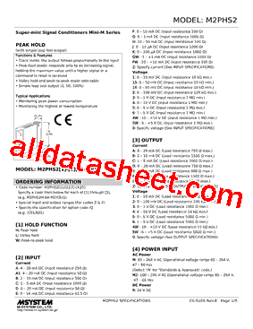 M2PHS2L-CA-R2/N Datasheet PDF - M-System Co.,Ltd.