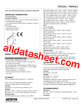 M6NXU-R4V3-R Datasheet PDF - M-System Co.,Ltd.