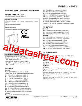 M2VF2-A2-R2/Q Datasheet PDF - M-System Co.,Ltd.