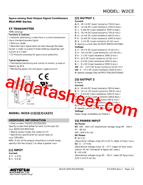 W2CE-14Y-R2 Datasheet PDF - M-System Co.,Ltd.
