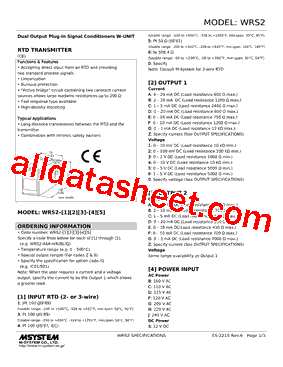 WRS2-3D2-D/Q Datasheet PDF - M-System Co.,Ltd.