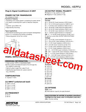 KEPFU-122P2-V/Q Datasheet PDF - M-System Co.,Ltd.