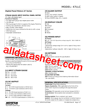 47LLC-S4A0YR-R Datasheet PDF - M-System Co.,Ltd.