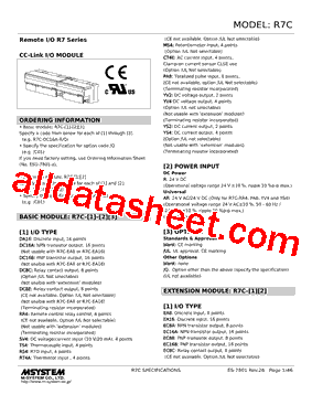 R7D-DC16B-R Datasheet PDF - M-System Co.,Ltd.