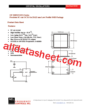 OF-F8HT28DP Datasheet PDF - Nel Frequency Controls,inc