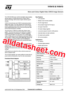 STV-USB/CIF-R01 Datasheet PDF - STMicroelectronics