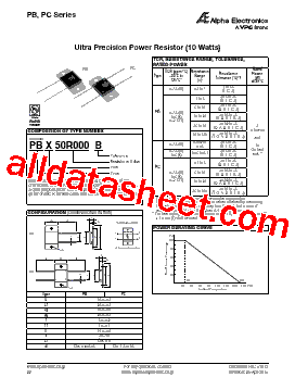 PBY1F2 Datasheet PDF - Alpha Electronics Corp.