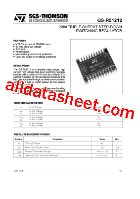 GS-R51212 Datasheet PDF - STMicroelectronics