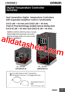 E5CD-RX2ABM-002 Datasheet PDF - Omron Electronics LLC