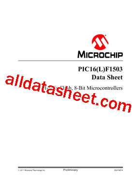 PIC12F1501 Datasheet PDF - Microchip Technology