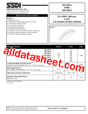 RA0024 Datasheet PDF - Solid States Devices, Inc