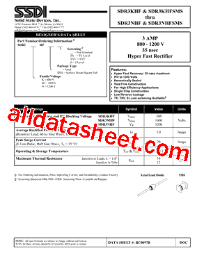 RC0097B Datasheet PDF - Solid States Devices, Inc