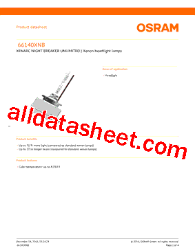 66140XNB35WPK Datasheet PDF - OSRAM GmbH